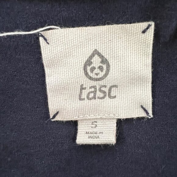 Tasc Performance Womens Navy Blue Tie Front T Shirt Dress Activewear size Small - Picture 8 of 11
